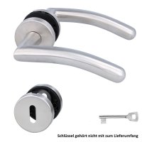 Rosettengarnitur Modell Swing Edelstahl runde Rosette...