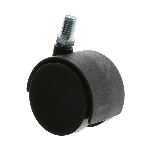Möbelrolle Kunststoff Gewindestift Lenkrolle Ersatzrolle div. Durchmesser Möbeltransportrolle Ø50mm M10 4er-Pack