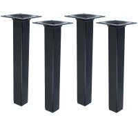 Möbelfüsse Schwarz 4er Set Möbelbeine...