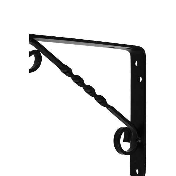 Schwarze Regalkonsole Regalbodenhalter Metallträger Garderobenkonsole Regalwinkel