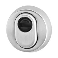 Sicherheitsrosettenpaar mit Kernziehschutz Edelstahl matt...