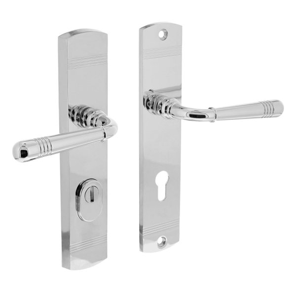 Zamak Schutzbeschlag mit Kernziehschutz Modell Dora II-04 Zamak verchromt vers. Varianten