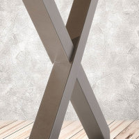 Tischbein Tischgestell Tischstütze 710mm Edelstahl...