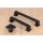 Möbelgriff Möbelknopf Serie UZ71 Schrankgriff Türgriff Türknopf Knopf Schwarz