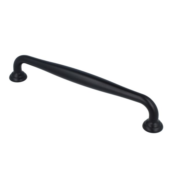 Möbelgriff Schubladengriff schwarz matt Serie UZ70 Schrankgriff Türgriff Zamak 160mm