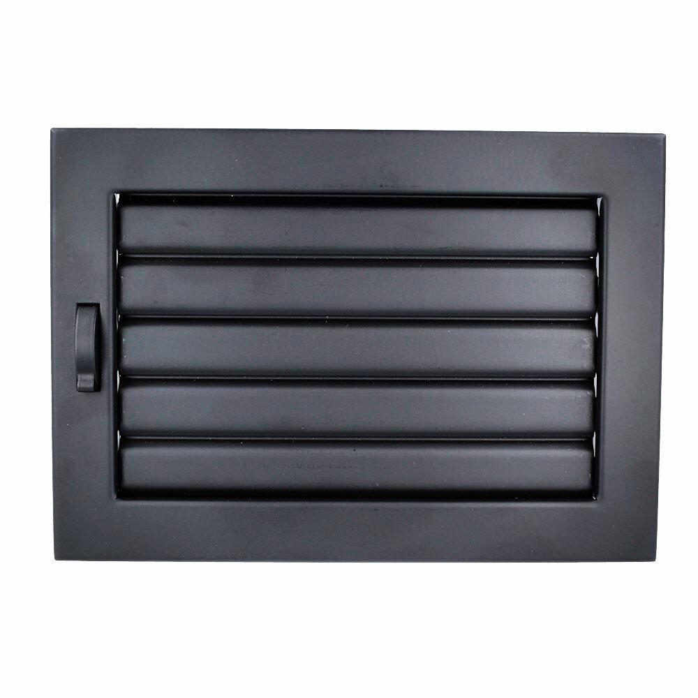 Lüftungsgitter Mit Insektennetz – ABS-Kunststoff, Schwarz, Eckig 250x250/300x300 Mm