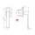 Fenstergriff Rasterolive Fensterolive Aluminium 45° Rasterung exklusives Design Weiss RAL 9016