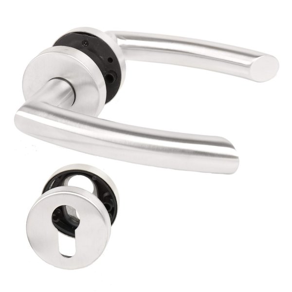 Türbeschlag Modell Cuba Drückergarnitur Rosettengarnitur Edelstahl Türdrücker