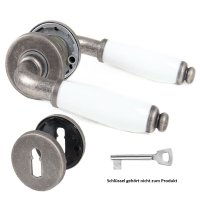 Türdrücker Rosettengarnitur Firenze Antik Grau...