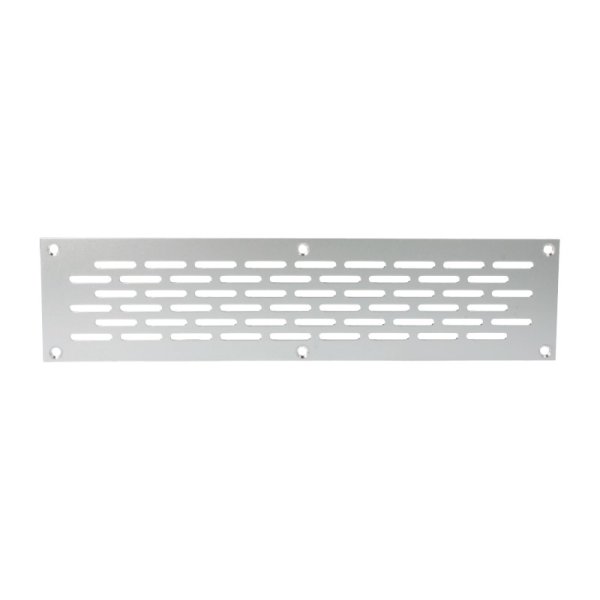 Lüftungsgitter Lochblech Aluminium 60mm Breit Silber eloxiert Lüftungsblech
