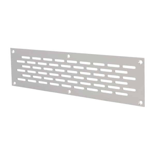 Lüftungsgitter Lochblech Aluminium 60mm Breit Silber eloxiert Lüftungsblech
