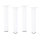 4er Set Möbelfüße Schrankfüße Weiss Eckig 25x25mm Sofafüße Möbelbeine Bettstützen