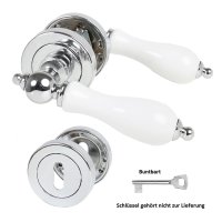 Türbeschlag Rosettengarnitur  Zamak verchromt...