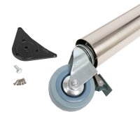 Tischfuss Höhe 870mm auf Rolle mit Bremse Tischbein...