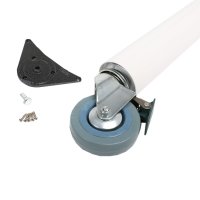 Tischfuss Höhe 870mm auf Rolle mit Bremse Tischbein...