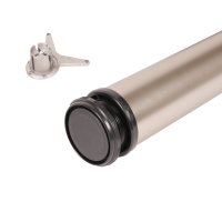 Tischstempel 1100mm Tischbein matt vernickelt...