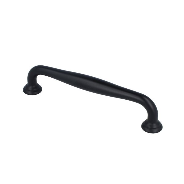 Möbelgriff Schubladengriff schwarz matt Serie UZ70 Schrankgriff Türgriff Zamak 96mm