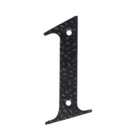 Hausnummern 0-9 Buchstaben A-H schwarz Hausziffern...