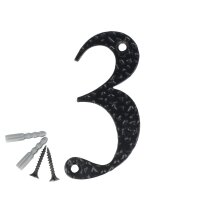 Hausnummern 0-9 Buchstaben A-H schwarz Hausziffern...
