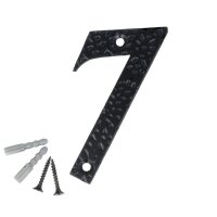 Hausnummern 0-9 Buchstaben A-H schwarz Hausziffern...