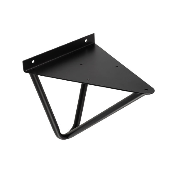 Regalbodenhalter Industrial Optik Regalkonsole Wire Schwarz matt Garderobenkonsole
