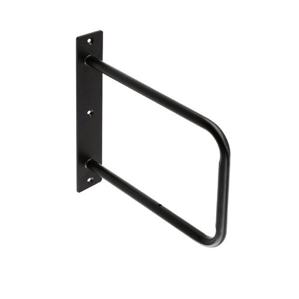 Schwarz matte Regalkonsole Garderobenkonsole Metallträger Belt Regalbodenhalter
