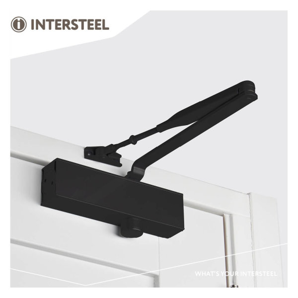 Intersteel Türschließer mit Scherenarm DR120 Schwarz