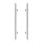 Intersteel Türgriffe paarweise T-Form 1200x80x30 Mittenabstand 1000 Edelstahl gebürstet