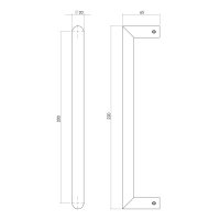 Intersteel Türgriff stückweise gerade-90°...