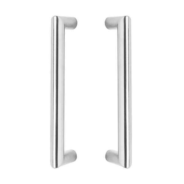 Intersteel Türgriffe paarweise gerade-90° 330x80x30 Mittenabstand 300 Edelstahl gebürstet