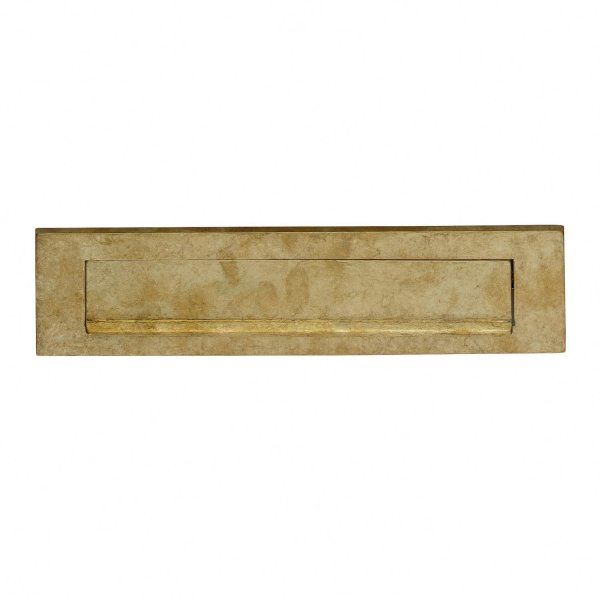 Intersteel Briefkasten rechteckig Messing Natur