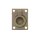 Intersteel Einbauring 60 x 49 mm Messing natur