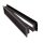 Türlüftung Aluminium Lüftungsgitter Schwarz matt RAL9005 Badlüftung 465x105mm Feinstruktur