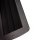 Türlüftung Aluminium Lüftungsgitter Schwarz matt RAL9005 Badlüftung 465x105mm Feinstruktur