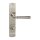Intersteel Türdrücker Helena auf Schild 235x45x8 mm mit Bad/WC 78 mm + 8 mm stift Nickel matt