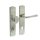 Intersteel Schutzbeschlag Helena Griff/Drücker mit Kernziehschutz und Profilzylinder-Lochung 92 mm Nickel matt