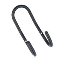 Industrial Look Kleiderhaken Doppelhaken Schwarz matt...