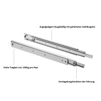 100 Kilogramm Schwerlastauszug 550mm paarweise...
