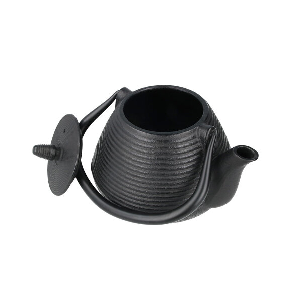 Kaminofen Luftbefeuchter aus Gusseisen – Verdampferkessel 2,5 Liter schwarz inkl. Deckel