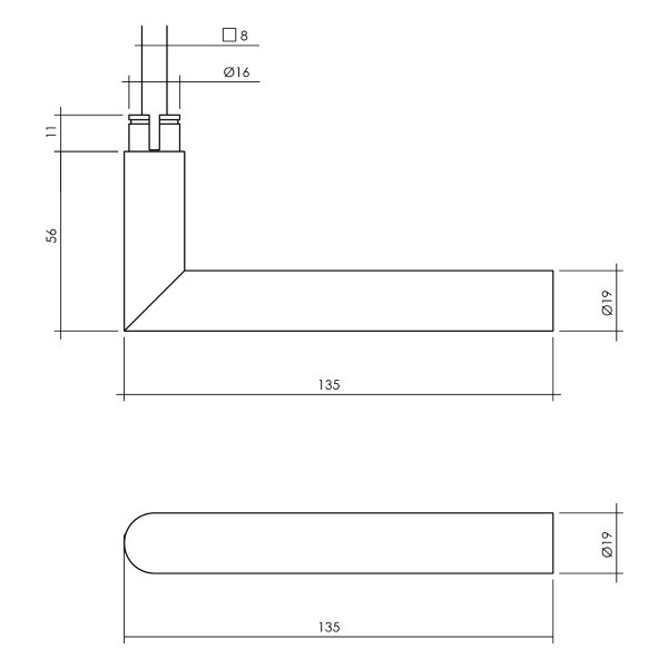 Intersteel Haustürset Schutzbeschlag SKG*** rund Edelstahl schwarz