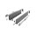 Schubkastensystem 550mm - 120mm mit SoftClose Funktion 40 kg Traglast Anthrazit Schubladensystem