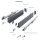Schubkastensystem 550mm - 168mm mit SoftClose Funktion 40 kg Traglast Anthrazit Schubladensystem