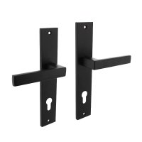 Intersteel Türdrücker Hera auf Schild 245x45 mm...