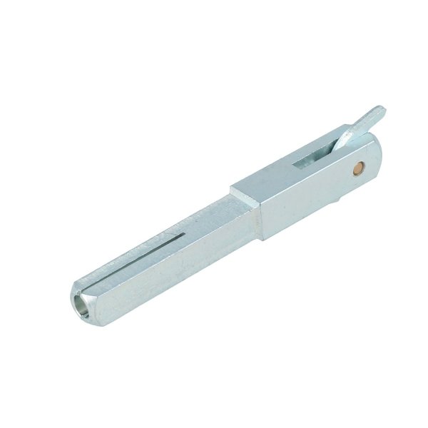 Abgesetzter Wechselstift 10/8mm mit Ausstellhaken Patentsift Stahl verzinkt vers. Längen  33-53mm