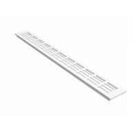 Badlüftung Aluminium Stegblech 60mm x 400mm Weiss...