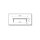 Aluminium Lüftungsgitter 100mm x 800mm RAL9016 Weiß Heizungsabdeckung Stegblech
