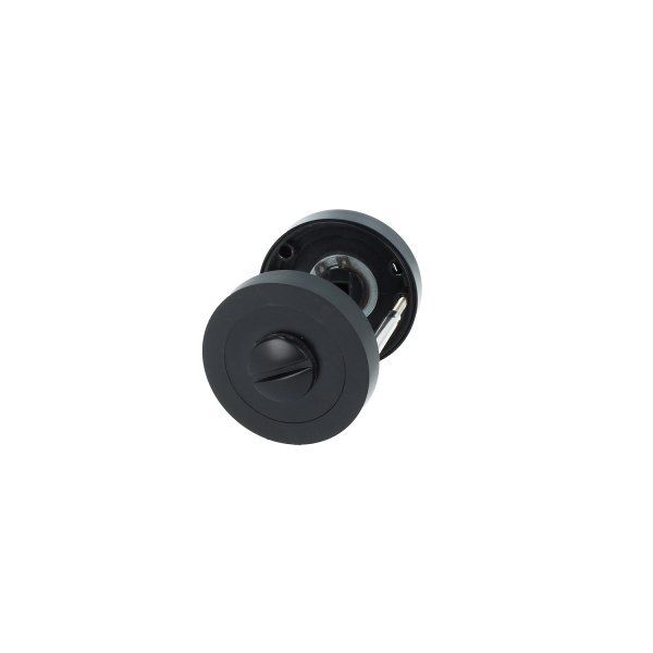 Schwarz matte Überschraubrosetten Rosettenpaar BB-PZ-WC Türrosetten Mod. DG.210