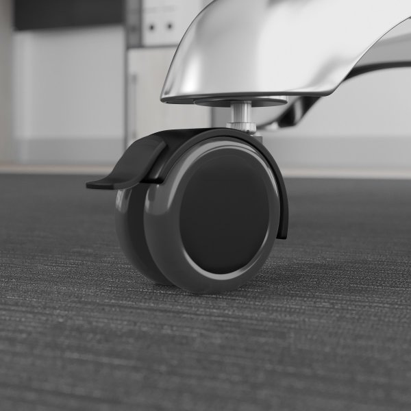 Möbelrollen klein Bürostuhl Rollen Möbel Transportrolle Stuhlrollen Pu Ersatzrollen Hartbodenrollen Ø50mm Mit Bremse Stück
