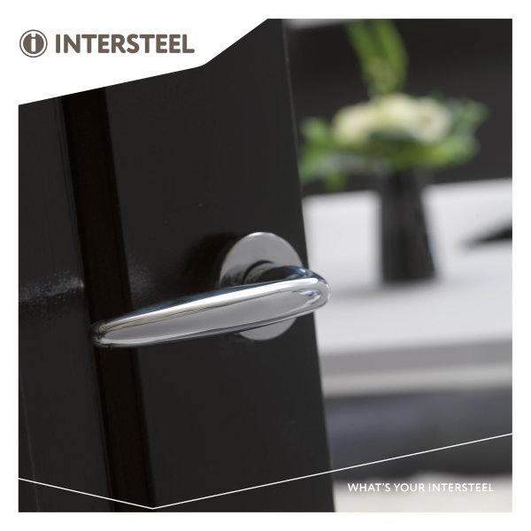Intersteel Türdrücker Sigaar auf Rosette ø49x7 mm Chrom