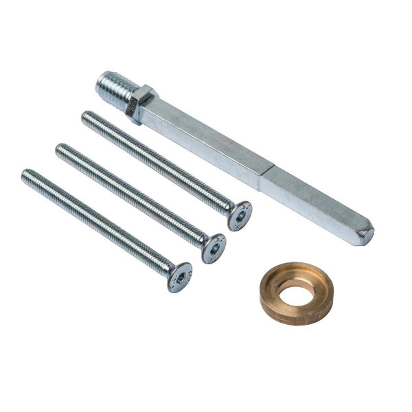 Wechselstift 8/10mm Vierkant Befestigungsset Sicherheitsbeschlag Schraubwechselstift 89-93mm
